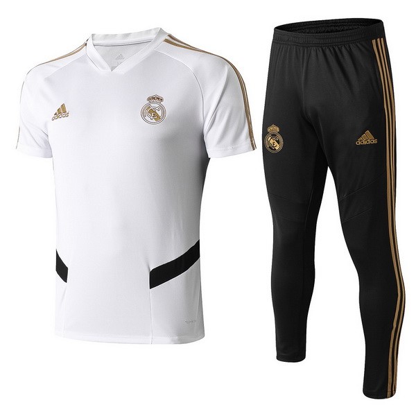 Entrenamiento Real Madrid Conjunto Completo 2019-2020 Blanco Negro